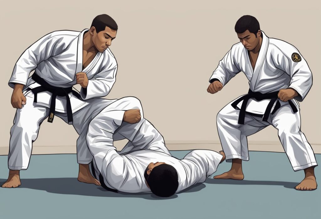 Bien que la force et la taille puissent être des avantages, ils ne sont pas des facteurs décisifs dans la pratique du jiu-jitsu.